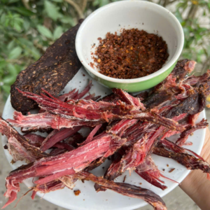 thịt trâu gác bếp